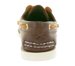 Bootsschuhe & Segelschuhe*SPERRY Wms Authentic Original 2-Eye Damen Echtleder Boots-Schuhe Segelschuhe Mokassins 9195017 Braun