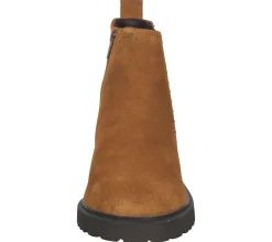 Boots & Stiefel*SPM Lano Damen Echtleder Stiefelette mit Nietenbesatz Chelsea Boots 11000017 Braun oder Schwarz