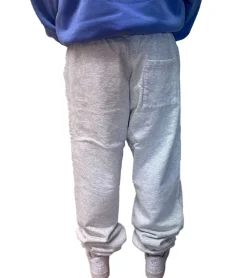 Fitnessmode & Jogginghosen|Hosen & Jeans*Sporty & Rich Unisex Jogginghose mit Serifenlogo Trainingshose Oversized Sweatpants Grau