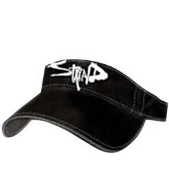 Caps & Mützen*Bio-Domes Headgear Staind Unisex Visor-Cap stylische Baumwoll-Cap Sonne-Blende Freizeit-Cap 1611ST Schwarz