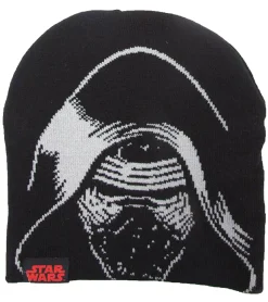 Caps & Mützen*BioworldMerch Star Wars Das Erwachen der Macht Beanie Strick-Mütze mit Kylo Ren Gesicht KC505011STW Schwarz