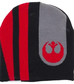 Caps & Mützen*BioworldMerch Star Wars Das Erwachen der Macht Beanie Strick-Mütze Poe Dameron KC505009STW Schwarz/Grau/Rot