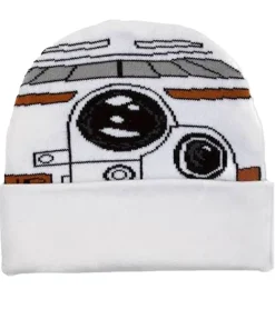Caps & Mützen*BioworldMerch Starwars BB8 Beanie kuschelige Strick-Beanie stylischer Fan-Artikel KC112108STW Weiß