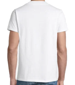 T-Shirts & Tank Tops*steffen klein Herren T-Shirt Baumwoll-Shirt mit Logo-Schriftzug am Hals Rundhals-Shirt 906261 Weiß