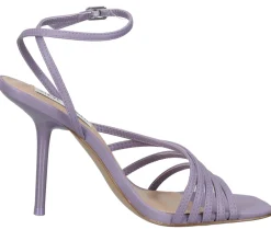 Zehentrenner & Sandalen*Steve Madden All In Damen Sandalette Riemchen-Sandalen SM11001918-02002-523 Lavendel-Lila