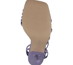 Zehentrenner & Sandalen*Steve Madden All In Damen Sandalette Riemchen-Sandalen SM11001918-02002-523 Lavendel-Lila