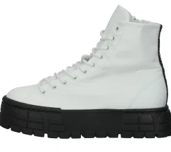 Sneaker & Turnschuhe*Steve Madden Faye Damen Sneaker Plateau-Turnschuhe Made in Portugal SM11001862-04004-194 Weiß