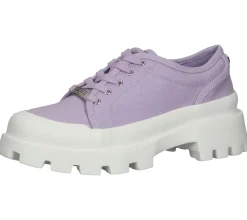 Sneaker & Turnschuhe*Steve Madden Mt Fuji Damen Sneaker Plateau-Turnschuhe Canvas SM11001840-04004-56P Lila