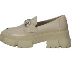 Ballerinas & Slipper|Halbschuhe & Pumps*Steve Madden Trifecta Plateau-Schuhe Retro Loafer Halbschuhe SM11001855-02002-166 Beige
