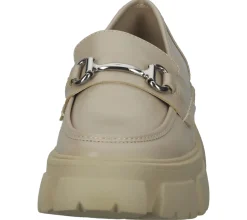 Ballerinas & Slipper|Halbschuhe & Pumps*Steve Madden Trifecta Plateau-Schuhe Retro Loafer Halbschuhe SM11001855-02002-166 Beige