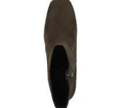 Boots & Stiefel*STEVEN NEW YORK Damen Echtleder Stiefelette mit Blockabsatz SNY11000058-03002-305 Grün