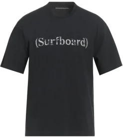 T-Shirts & Tank Tops*Stockholm (Surfboard) Club Herren T-Shirt Baumwoll-Shirt Kurzarm-Shirt Oversized-Fit U100032 Schwarz