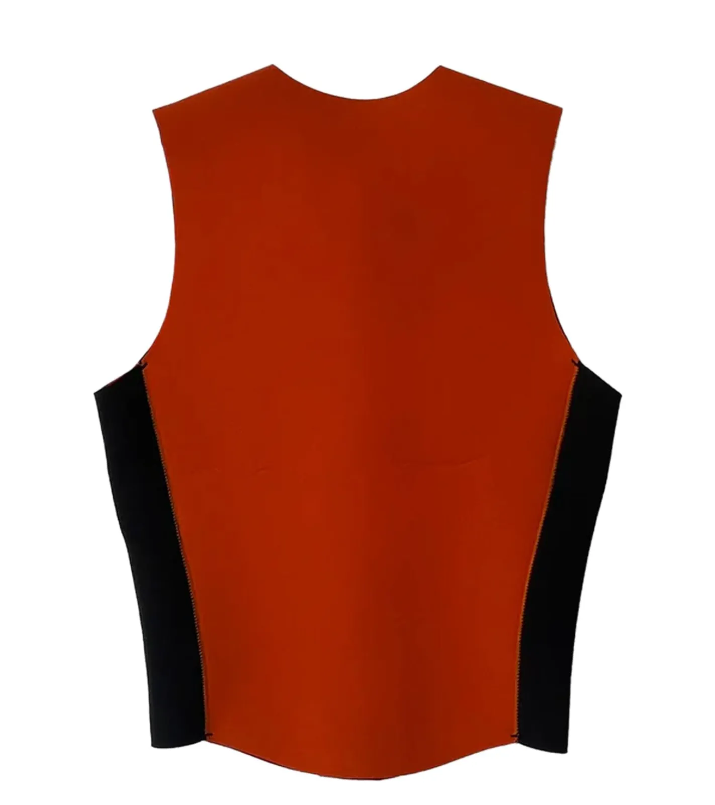 Wassersport*Stockholm (Surfboard) Club Herren Neopren-Anzug Badeanzug mit Reißverschluss 2 mm Schwarz/Orange