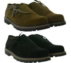 Schnürschuhe & Halbschuhe*STONEROCK Wildbock Uni Herren Trachten-Schuhe Echtleder-Schuhe Haferl-Schuhe Schnür-Schuhe 1001 oder Schwarz Braun