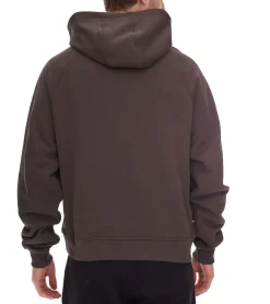 Pullover & Sweater*STONES Herren Hoodie moderner Baumwoll-Pullover Kapuzen-Pullover mit Logo-Stick Oversized-Fit 400gsm Braun, Beige, Schwarz