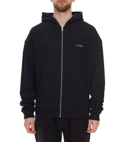 Jacken & Mäntel*STONES Herren Oversized-Jacke moderner Baumwoll-Jacke 400gsm mit Kapuze mit Logo-Stickerei oder Schwarz Hellbraun