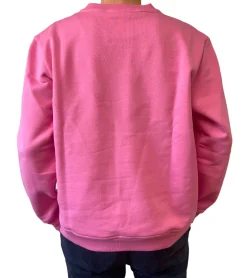 Pullover & Sweater*STONES Herren Pullover Baumwoll-Sweater Rundhals-Sweater Oversize-Sweater 400gsm Sweatshirt Pink