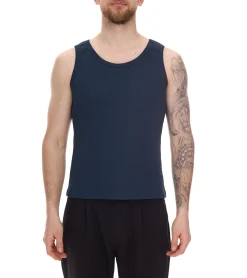 T-Shirts & Tank Tops*STONES Herren Tank Top modernes Shirt aus Baumwolle Rundhals-Top Muskel-Shirt Unterhemd Dunkelblau