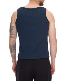 T-Shirts & Tank Tops*STONES Herren Tank Top modernes Shirt aus Baumwolle Rundhals-Top Muskel-Shirt Unterhemd Dunkelblau