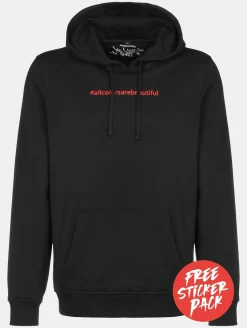 Pullover & Sweater*Stylewriting Allcolors Hoody Schwarz/Rostrot