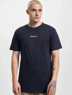 T-Shirts & Tank Tops*Stylewriting Graffporn T-Shirt Dunkelmarine/Apricot