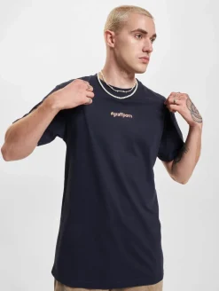 T-Shirts & Tank Tops*Stylewriting Graffporn T-Shirt Dunkelmarine/Apricot