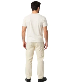 Jeans & Hosen*O46 stylische Herren Cargo-Jeans 4 Pocket Style Freizeit-Hose mit vielen Taschen BR6016 Beige