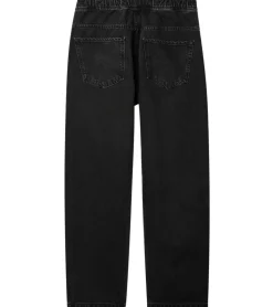 Jeans & Hosen*O46 stylische Herren Jeans im Jogger-Stil Denim-Hose Baggy Leg mit Bindeband BR-12000-101 Schwarz