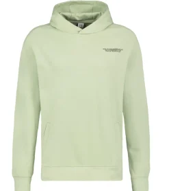 Pullover & Sweater*SUBLEVEL Herren Kapuzen-Pullover Baumwoll-Hoodie mit Eingriffstaschen Sweater H10014T21326A Hell, Blau oder Gelb Grün