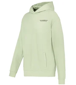 Pullover & Sweater*SUBLEVEL Herren Kapuzen-Pullover Baumwoll-Hoodie mit Eingriffstaschen Sweater H10014T21326A Hell, Blau oder Gelb Grün