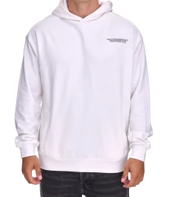 Pullover & Sweater*SUBLEVEL Herren Kapuzen-Pullover Baumwoll-Hoodie mit Eingriffstaschen Sweater H10014T21326A in Rosa oder Weiß