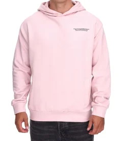 Pullover & Sweater*SUBLEVEL Herren Kapuzen-Pullover Baumwoll-Hoodie mit Eingriffstaschen Sweater H10014T21326A Rosa, Hellgrün oder Weiß
