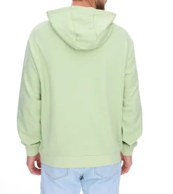 Pullover & Sweater*SUBLEVEL Herren Kapuzen-Pullover Baumwoll-Hoodie mit Eingriffstaschen Sweater H10014T21326A3 1220 Hellgrün