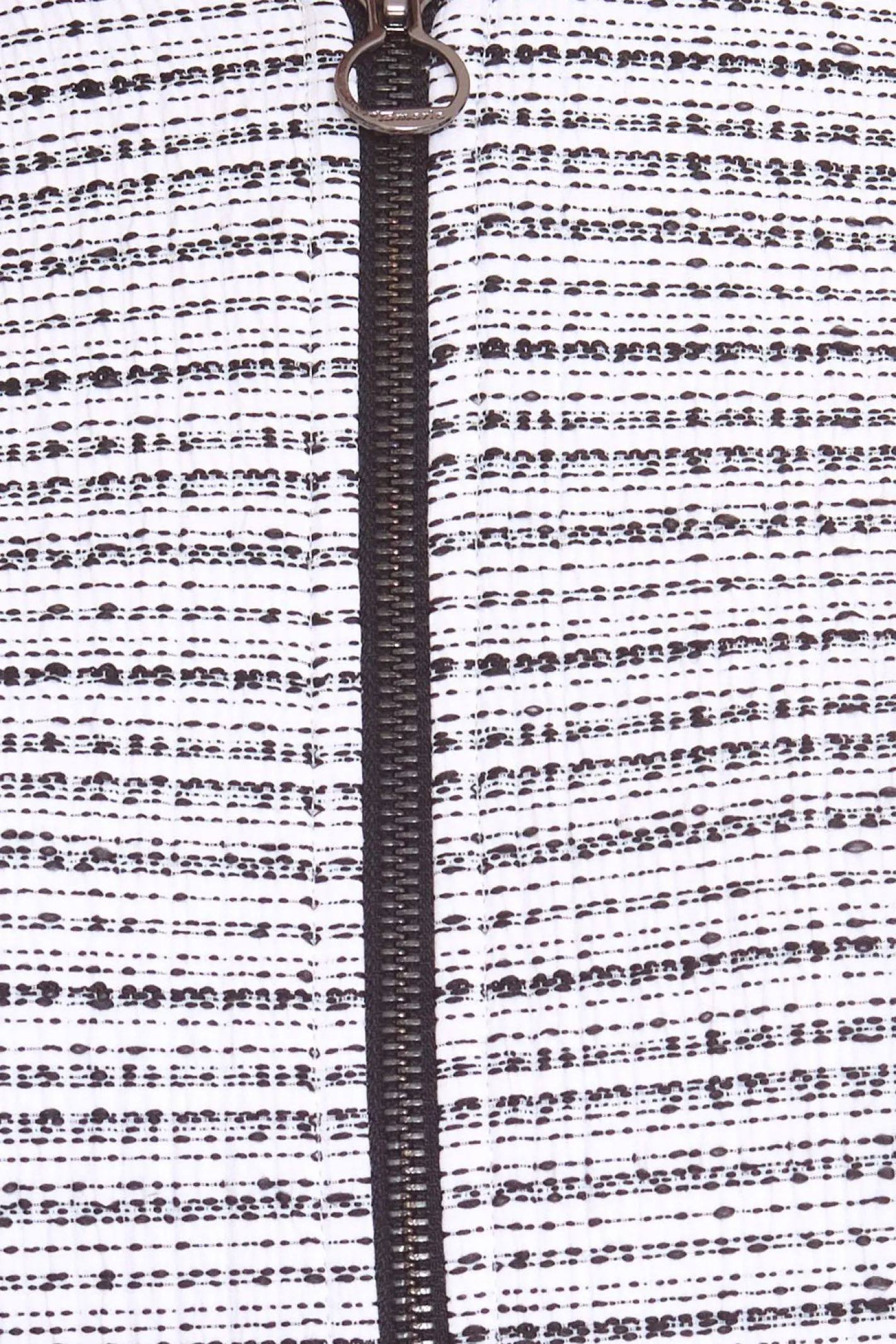 Mäntel & Jacken*Tamaris Atlantis Damen Bomberjacke gemusterte Langarm-Jacke 61941649 Weiß/Schwarz