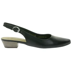 Halbschuhe & Pumps*Tamaris Damen Sling-Pumps elegante Echtleder-Schuhe 750178 Schwarz