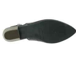 Halbschuhe & Pumps*Tamaris Damen Sling-Pumps elegante Echtleder-Schuhe 750178 Schwarz