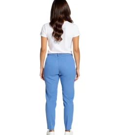 Hosen & Jeans*Tamaris Damen Stoff-Hose Business-Hose mit Dehnbund 73362250 Hellblau