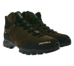 Wanderschuhe & Trekkingschuhe|Trekkingschuhe & Wanderschuhe*TECNICA Granit Mid wasserdichte Echtleder-Wander-Schuhe mit Gore-Tex und Ortholite-Sohle und Vibram Litebase Außensohle Trekking-Schuhe Schnür-Schuhe 112510 00 003 Dunkelbraun/Schwarz