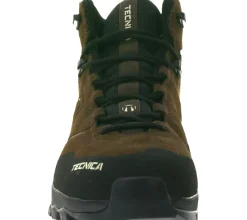 Wanderschuhe & Trekkingschuhe|Trekkingschuhe & Wanderschuhe*TECNICA Granit Mid wasserdichte Echtleder-Wander-Schuhe mit Gore-Tex und Ortholite-Sohle und Vibram Litebase Außensohle Trekking-Schuhe Schnür-Schuhe 112510 00 003 Dunkelbraun/Schwarz