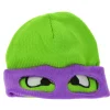 Caps & Mützen*BioworldMerch Teenage Mutant Ninja Turtles Beanie im Donnie-Gesichtsdesign Strick-Beanie Fan-Artikel KC07QQTMT Grün