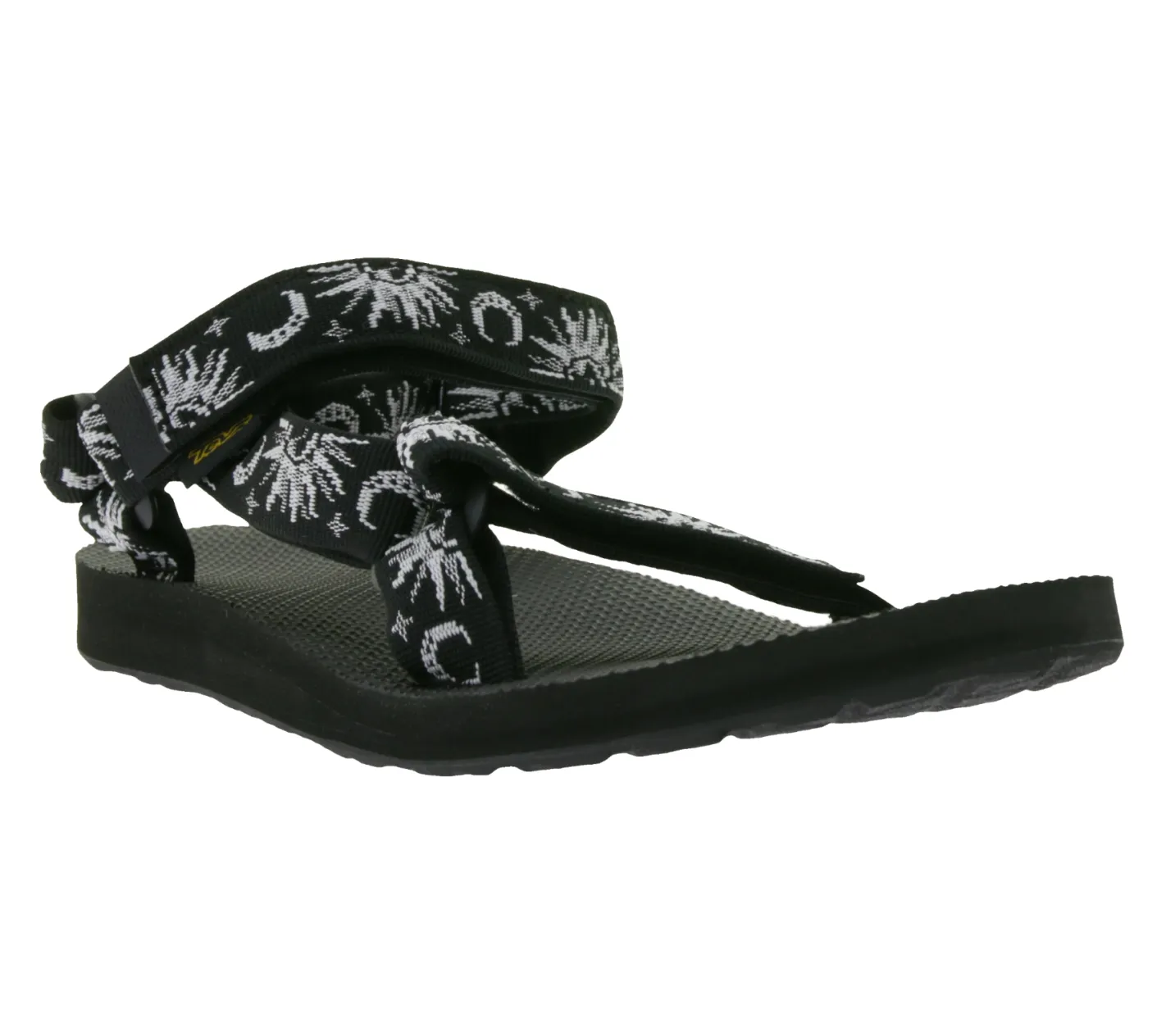 Zehentrenner & Sandalen*TEVA Original Universal Damen Trekking-Sandale nachhaltige Sommer-Sandale mit EVA-Gummisohle Outdoor-Sandale 1003987 Schwarz/Weiß