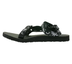 Zehentrenner & Sandalen*TEVA Original Universal Damen Trekking-Sandale nachhaltige Sommer-Sandale mit EVA-Gummisohle Outdoor-Sandale 1003987 Schwarz/Weiß