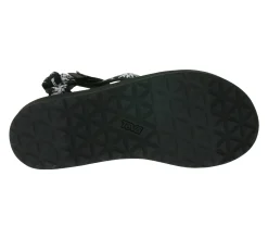 Zehentrenner & Sandalen*TEVA Original Universal Damen Trekking-Sandale nachhaltige Sommer-Sandale mit EVA-Gummisohle Outdoor-Sandale 1003987 Schwarz/Weiß