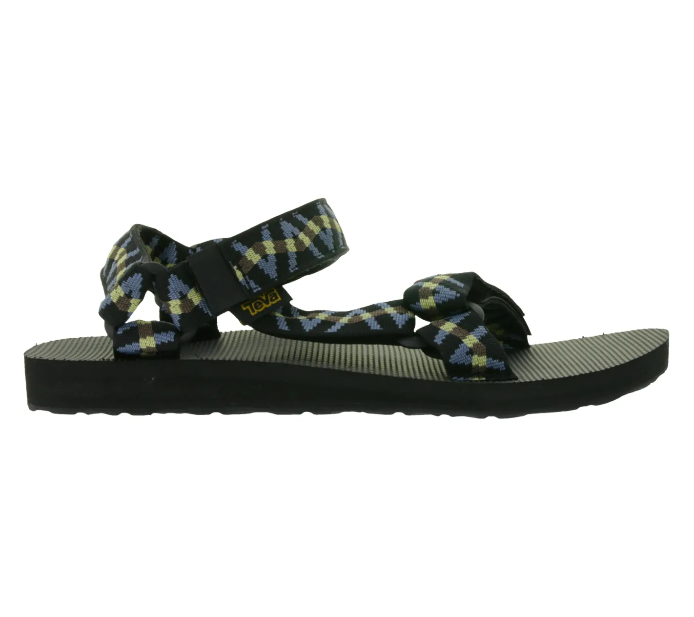 Sandalen & Zehentrenner*TEVA Original Universal Herren Trekking-Sandale nachhaltige Sommer-Sandale mit EVA-Gummisohle Outdoor-Sandale 1004006 Schwarz/Blau, Schwarz Grau oder Schwarz/Grau/Grün