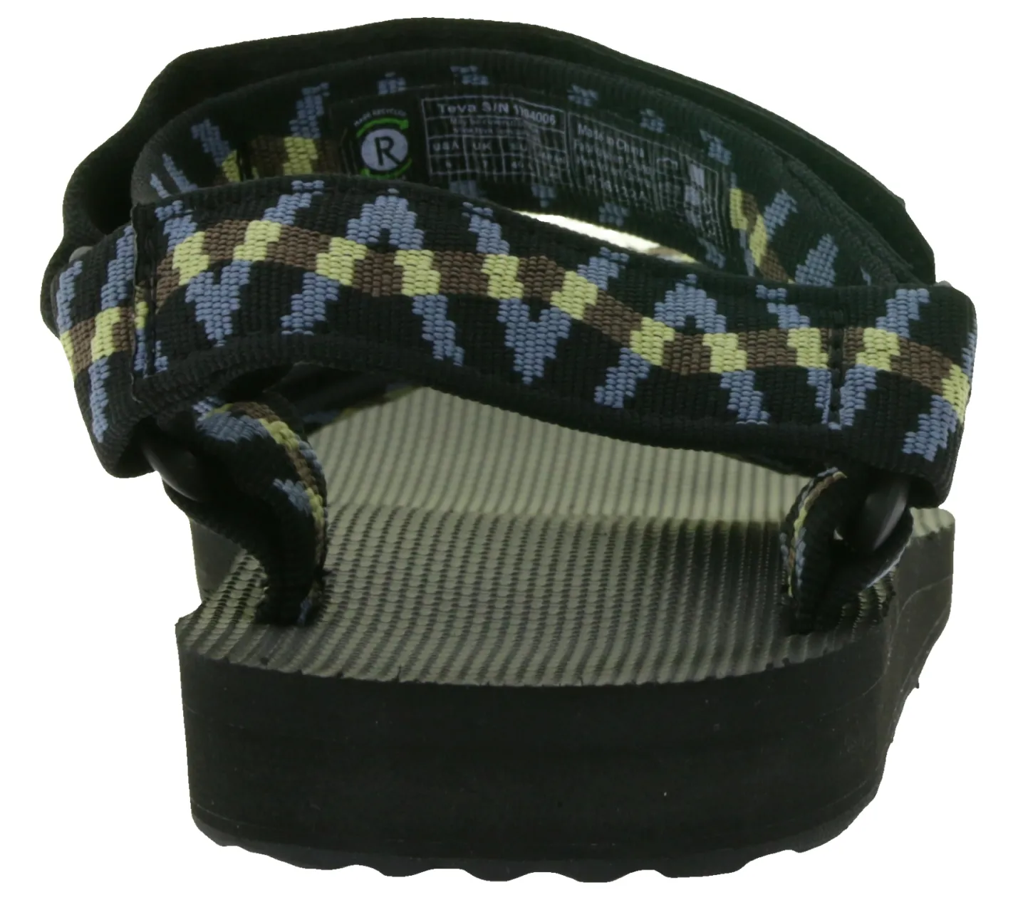 Sandalen & Zehentrenner*TEVA Original Universal Herren Trekking-Sandale nachhaltige Sommer-Sandale mit EVA-Gummisohle Outdoor-Sandale 1004006 Schwarz/Blau, Schwarz Grau oder Schwarz/Grau/Grün