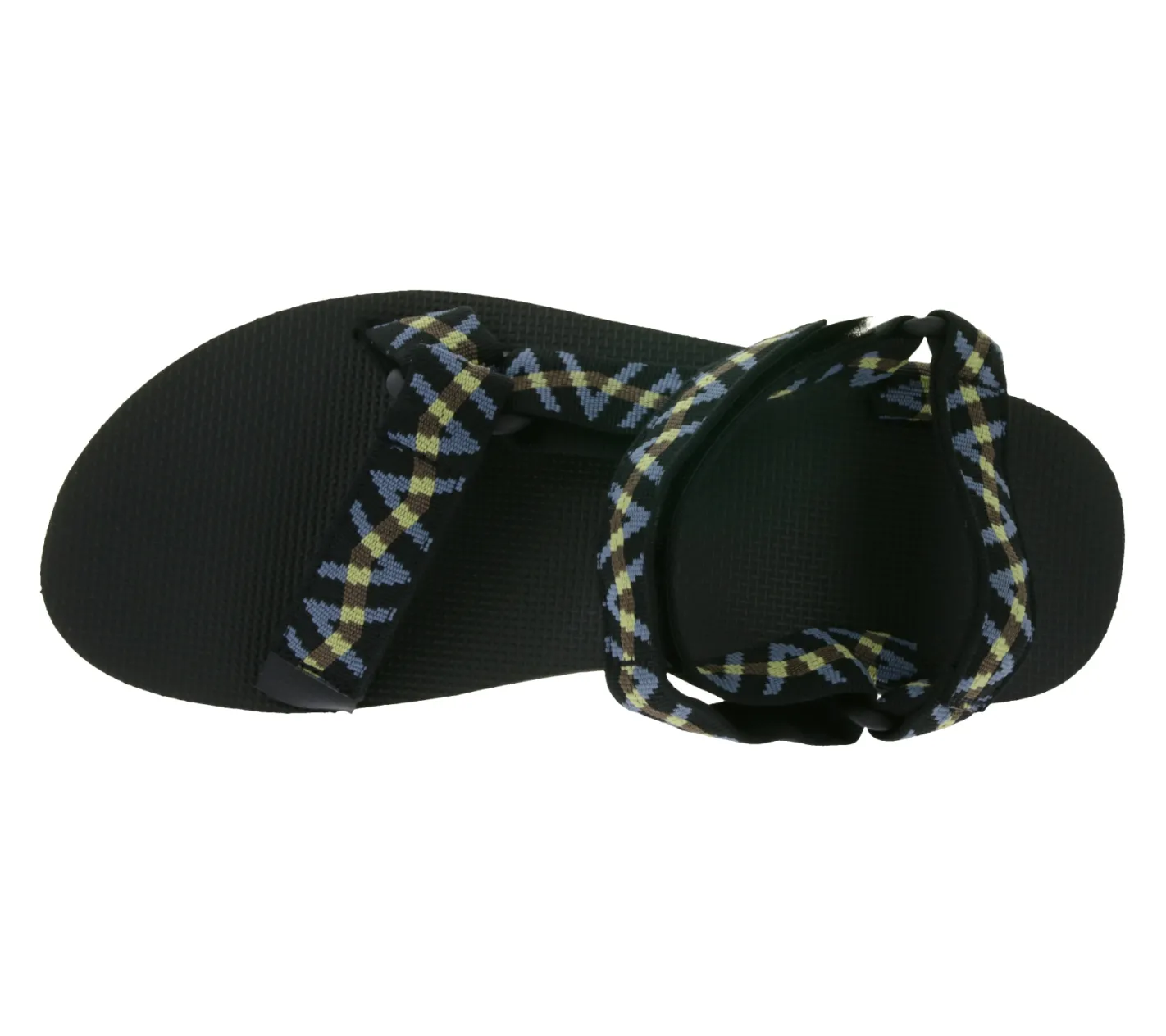 Sandalen & Zehentrenner*TEVA Original Universal Herren Trekking-Sandale nachhaltige Sommer-Sandale mit EVA-Gummisohle Outdoor-Sandale 1004006 Schwarz/Blau, Schwarz Grau oder Schwarz/Grau/Grün