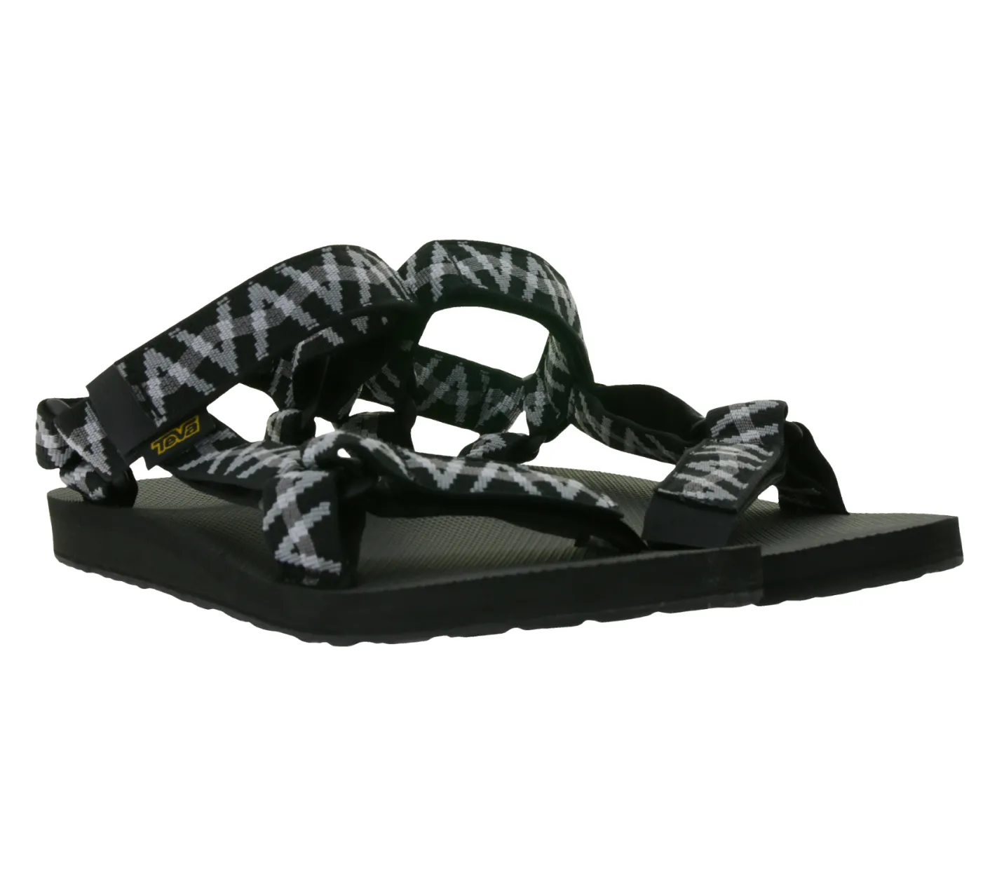 Sandalen & Zehentrenner*TEVA Original Universal Herren Trekking-Sandale nachhaltige Sommer-Sandale mit EVA-Gummisohle Outdoor-Sandale 1004006 Schwarz/Blau, Schwarz Grau oder Schwarz/Grau/Grün