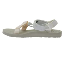 Zehentrenner & Sandalen*TEVA Original Universe Damen Trekking-Sandale leichte Freizeit-Schuhe glitzernd Outdoor-Sandale 1135370/PMML Silber/Rosa/Grau