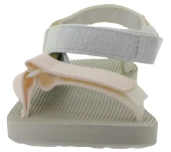 Zehentrenner & Sandalen*TEVA Original Universe Damen Trekking-Sandale leichte Freizeit-Schuhe glitzernd Outdoor-Sandale 1135370/PMML Silber/Rosa/Grau