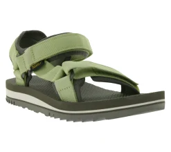 Zehentrenner & Sandalen*TEVA Original Universe Damen Trekking-Sandale mit geformter EVA-Zwischensohle nachhaltige Freizeit-Schuhe 1107709 Braun/Olivgrün